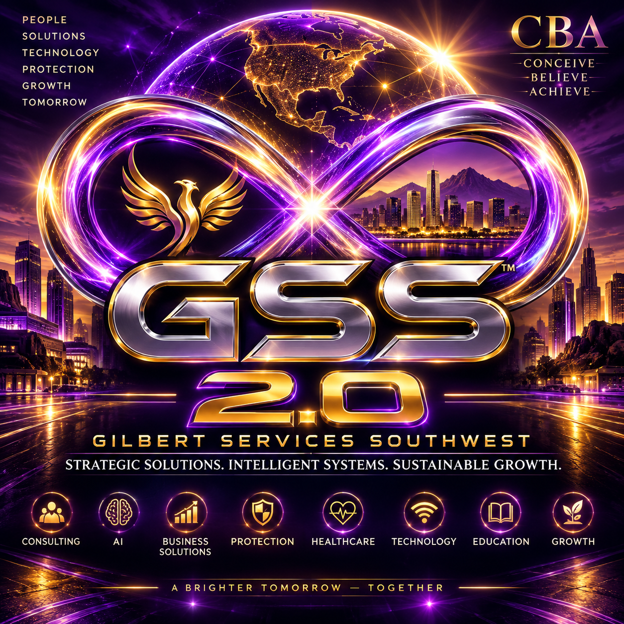 GSS 2.0 emblem — Gilbert Services Southwest